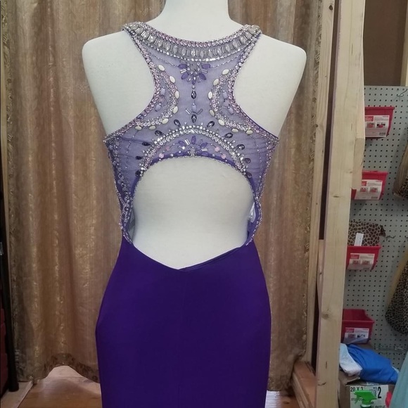 Studio17 Purple Prom Dress - Picture 3 of 4